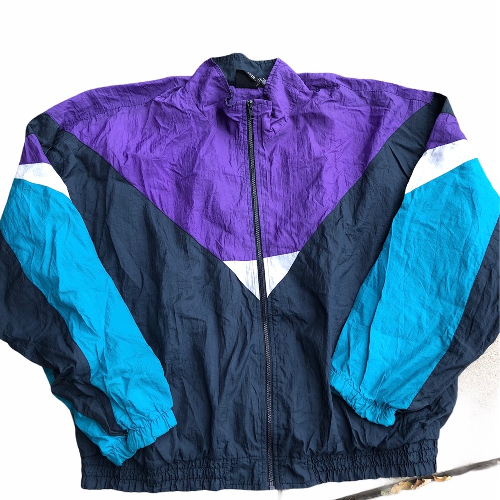 Men's Multicolor Windbreaker Jacket